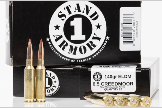 nd 1 Armory 6.5 Creedmoor 140gr ELDM Premium Ammo