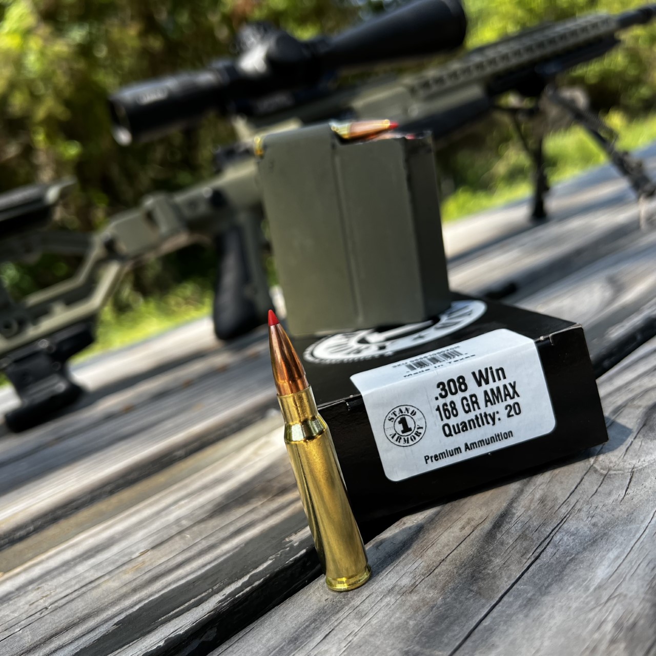 nd 1 Armory 308 168gr A-MAX Ammo